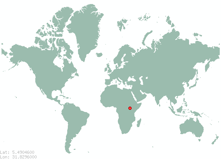 Nyabongi in world map